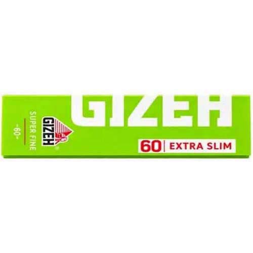 127-799_ GIZEH EXTRA SLIM SUPER FINE ROLLING PAPERS 60 LEAVES